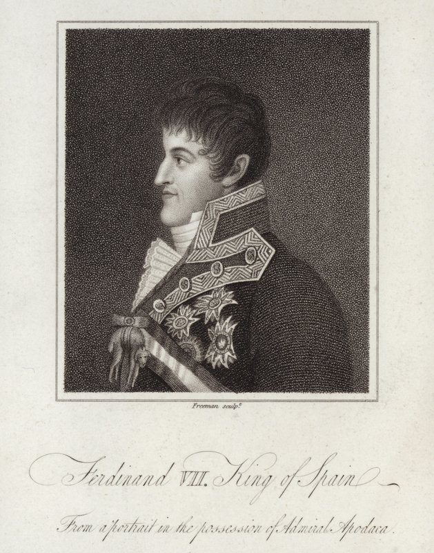 Ferdinand VII, španělský král od English School