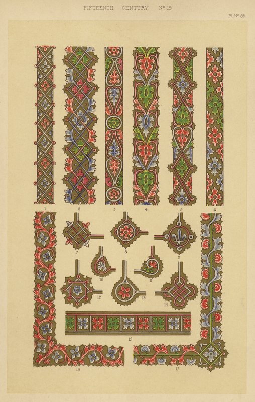 Patnácté století (chromolitho) od English School