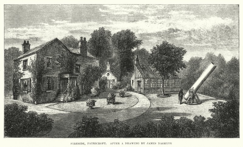 Fireside, Patricroft (rytina) od English School
