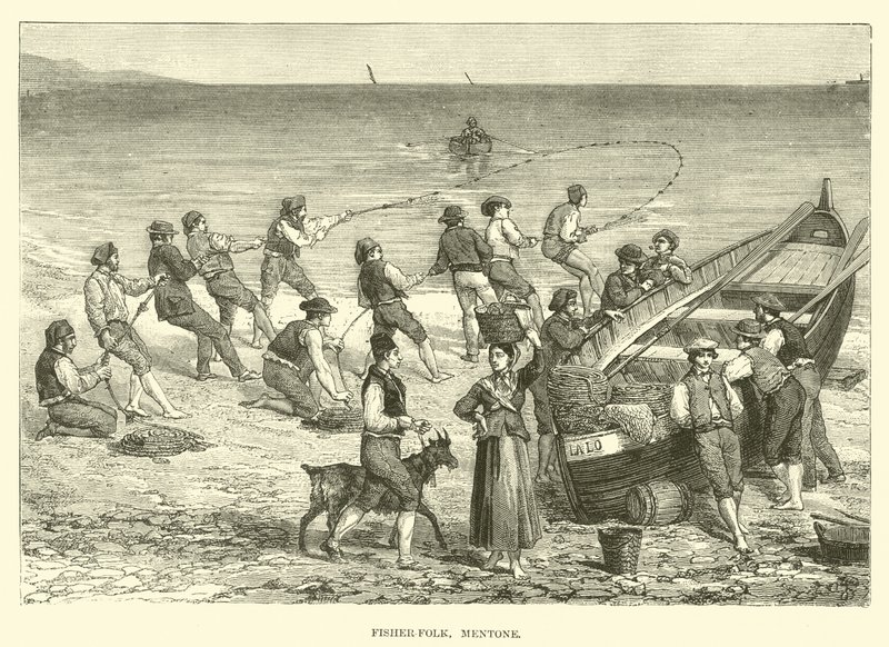 Fisher-folk, Mentone od English School