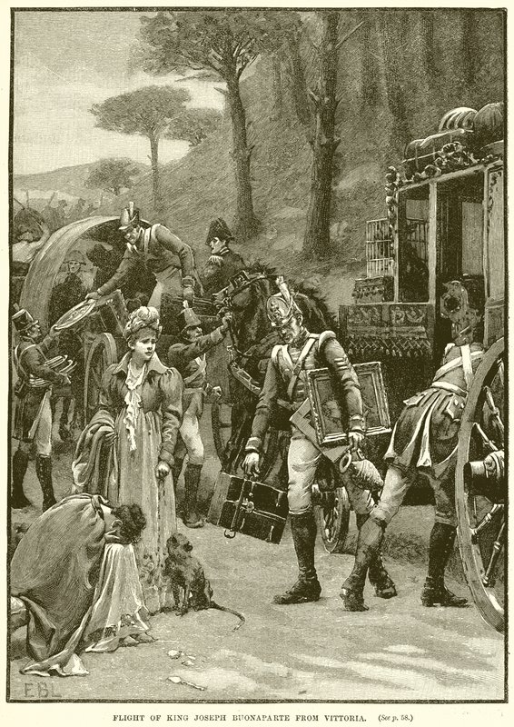 Útěk krále Josepha Buonaparte z Vittorie od English School