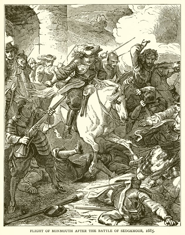 Let Monmouthu po bitvě u Sedgemoor, 1685 od English School