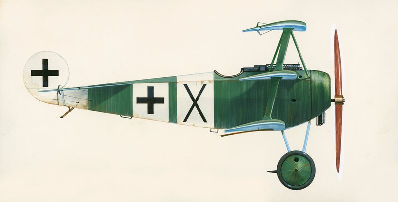 Trojplošník Fokker Dr 1 od English School