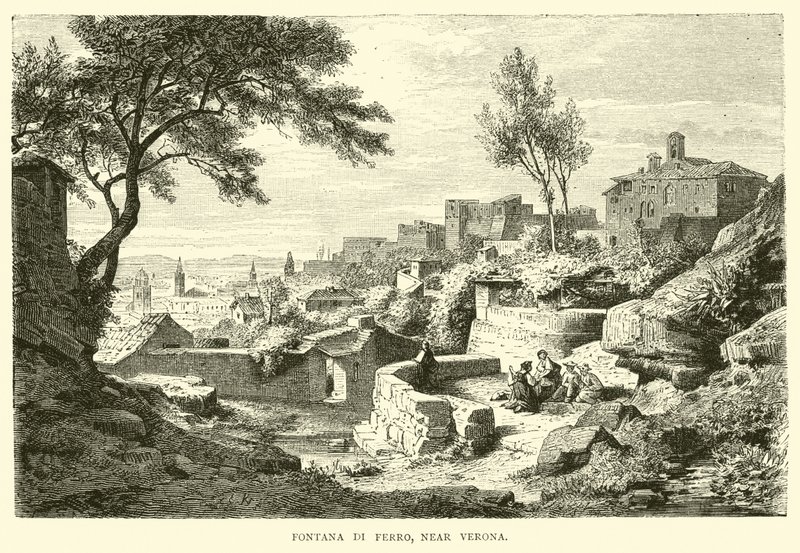Fontana di Ferro nedaleko Verony od English School