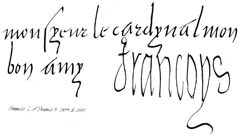 František I. Francouzský, nar. 1494, nar. 1547 od English School