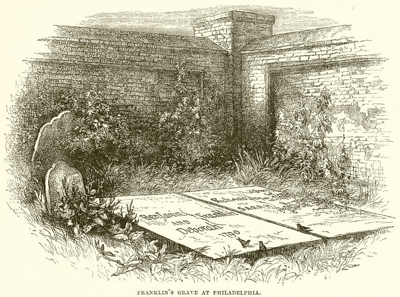 Franklins Grave ve Philadelphii od English School