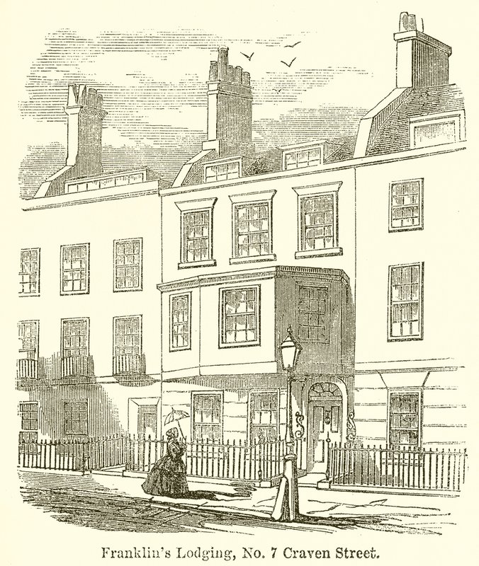 Franklins Lodging, č. 7 Craven Street od English School