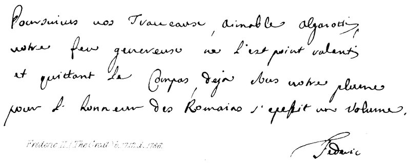 Frederic II (Veliký), nar. 1712, nar. 1786 od English School