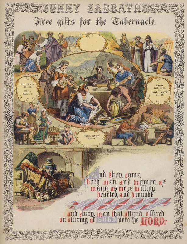 Dárky zdarma pro Tabernacle (barevné rytí) od English School