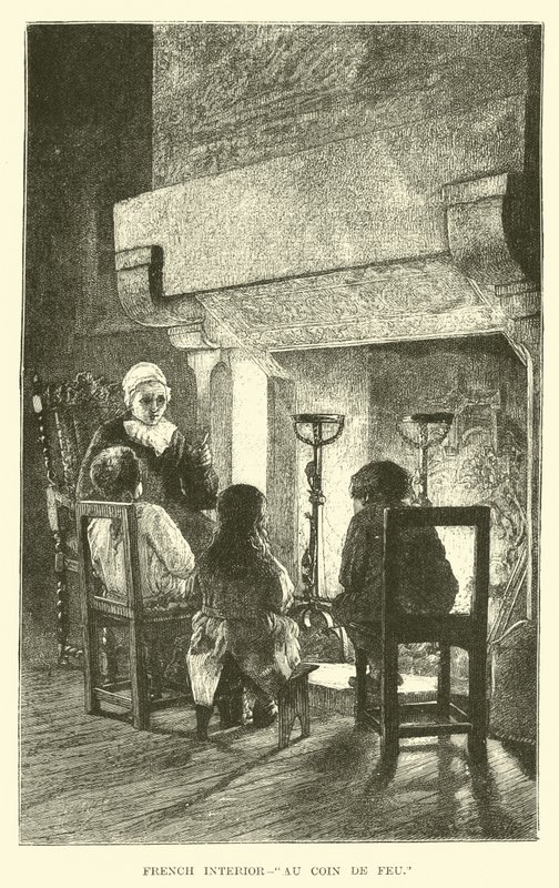 Francouzský interiér, Au Coin de Feu od English School