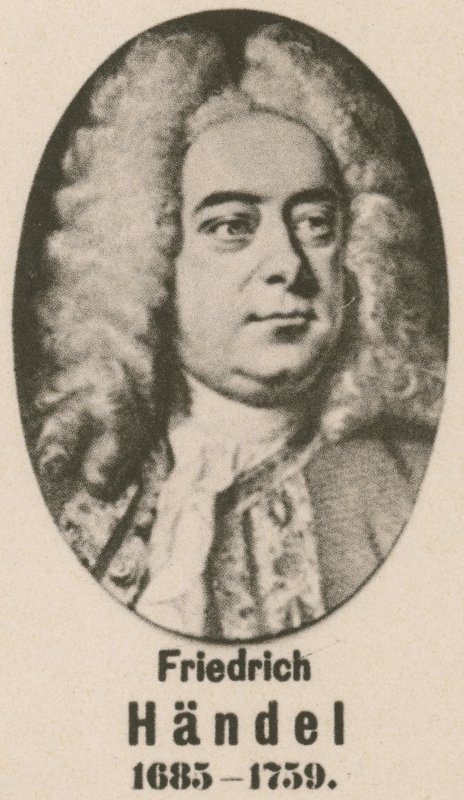Friedrich Handel (rytina) od English School