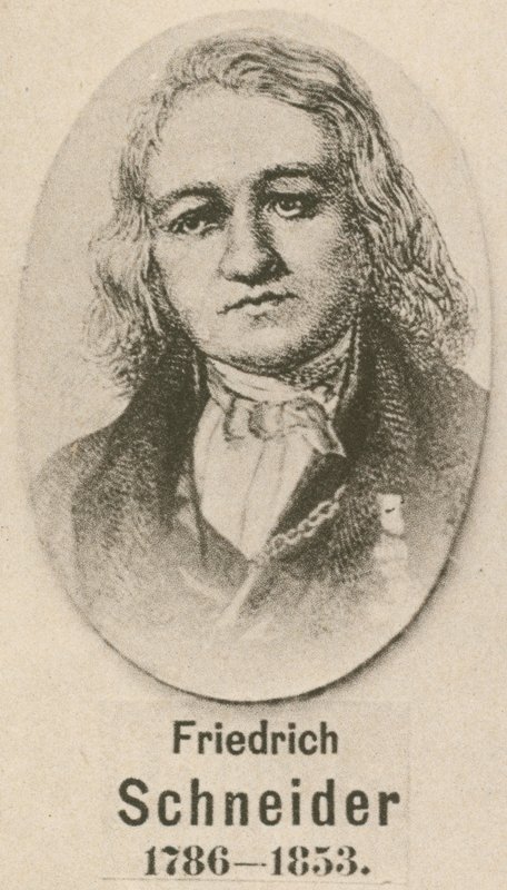 Friedrich Schneider (rytina) od English School