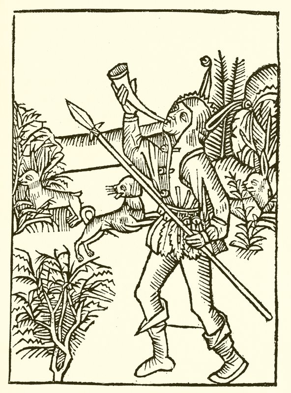 Z lodi bláznů Alexandra Barclayse, 1509 od English School