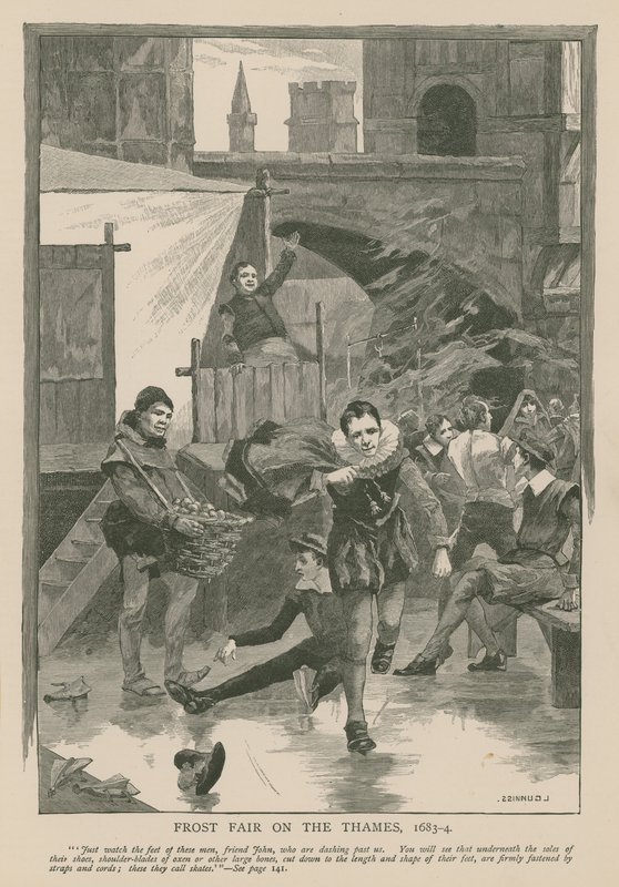 Frost Fair na Temži, 1683-84 od English School