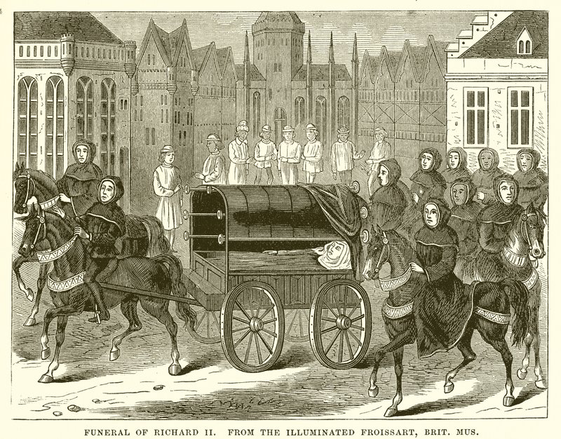 Pohřeb Richarda II od English School