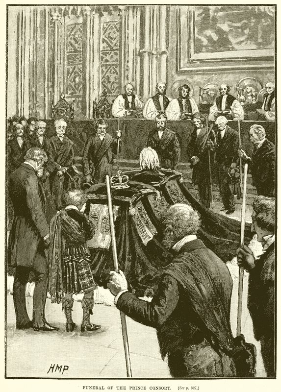 Pohřeb prince Consorta od English School