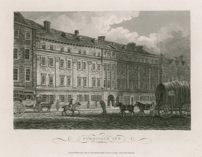 Furnivals Inn, Holborn, Londýn od English School