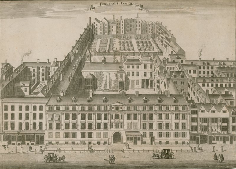 Furnivals Inn, Holborn, Londýn od English School