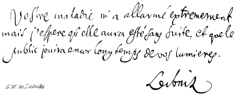 G W de Leibniz od English School