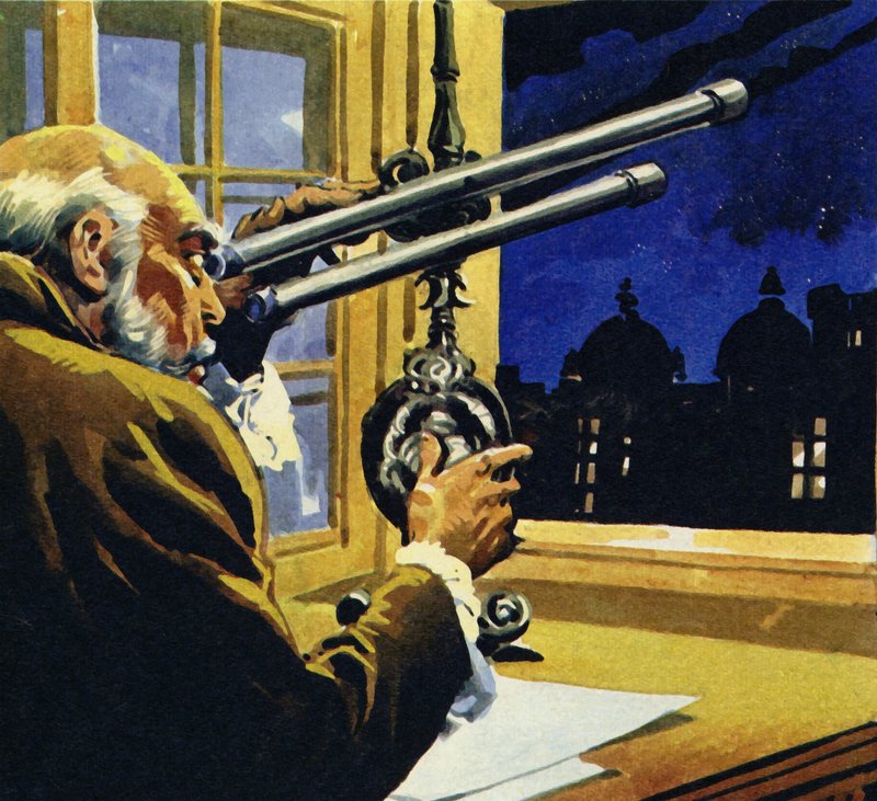 Galileo vytvořil dalekohled a objevil čtyři satelity Jupitera od English School