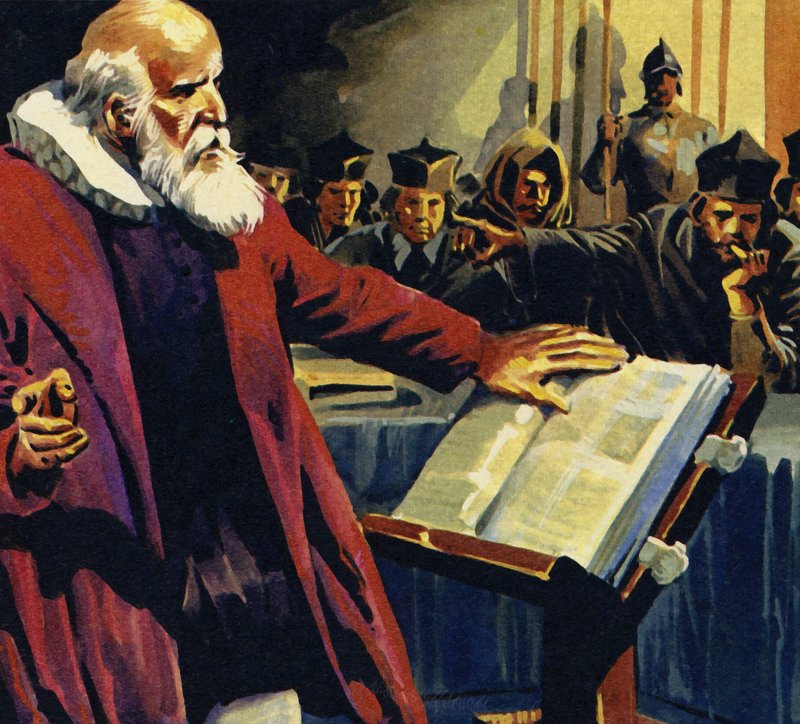 Galileův objev, že Země obíhá kolem Slunce, byl považován za kacířství od English School