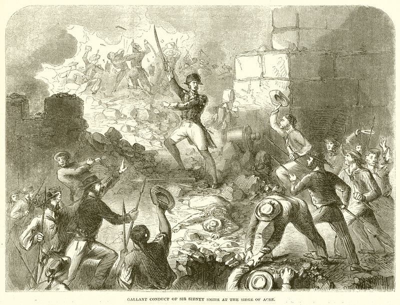 Galantní chování sira Sidneyho Smithe v Siege of Arce od English School