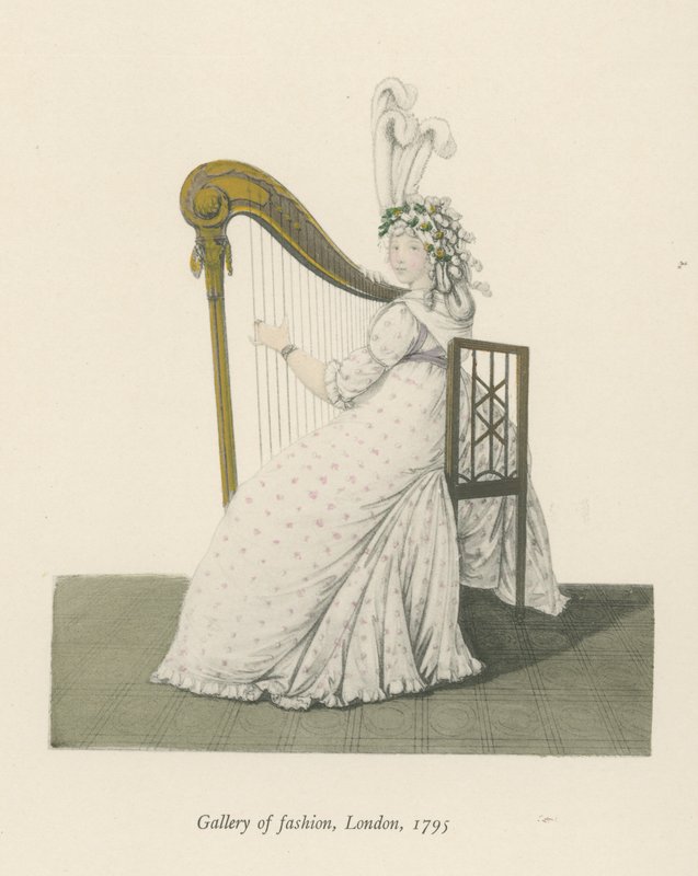 Galerie módy, Londýn, 1795 od English School
