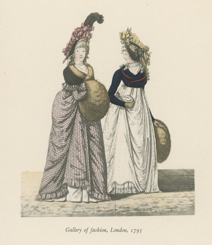 Galerie módy, Londýn, 1795 od English School