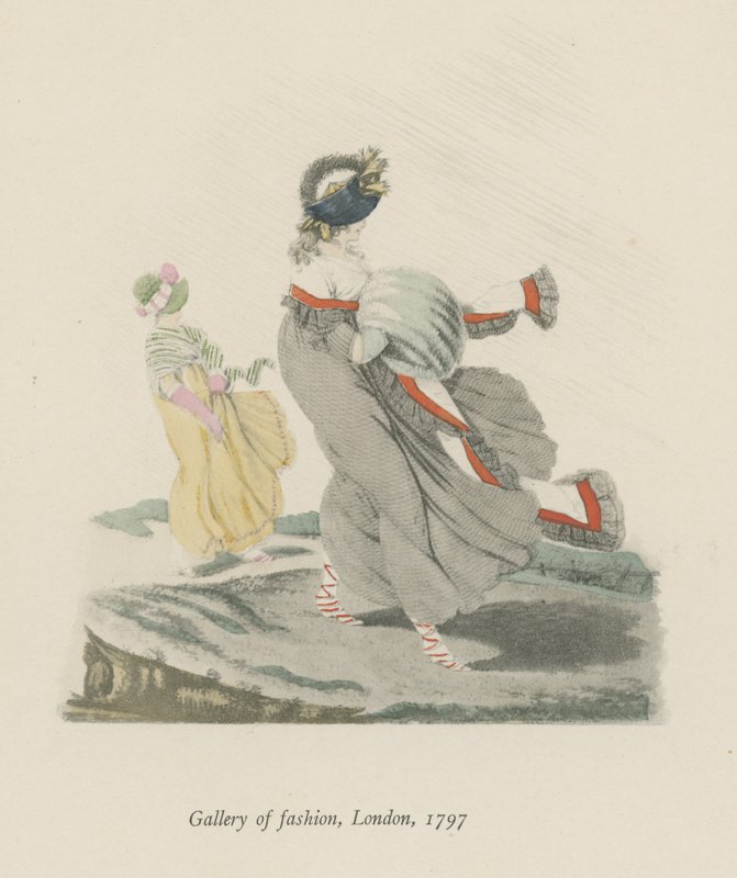 Galerie módy, Londýn, 1797 od English School