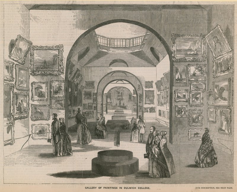 Galerie obrazů v Dulwich College od English School