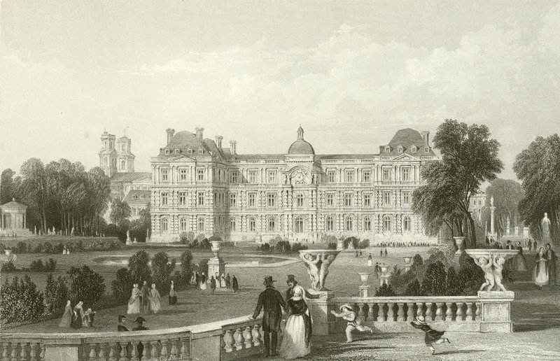 Zahrada - Před Lucembursko - Paříž od English School
