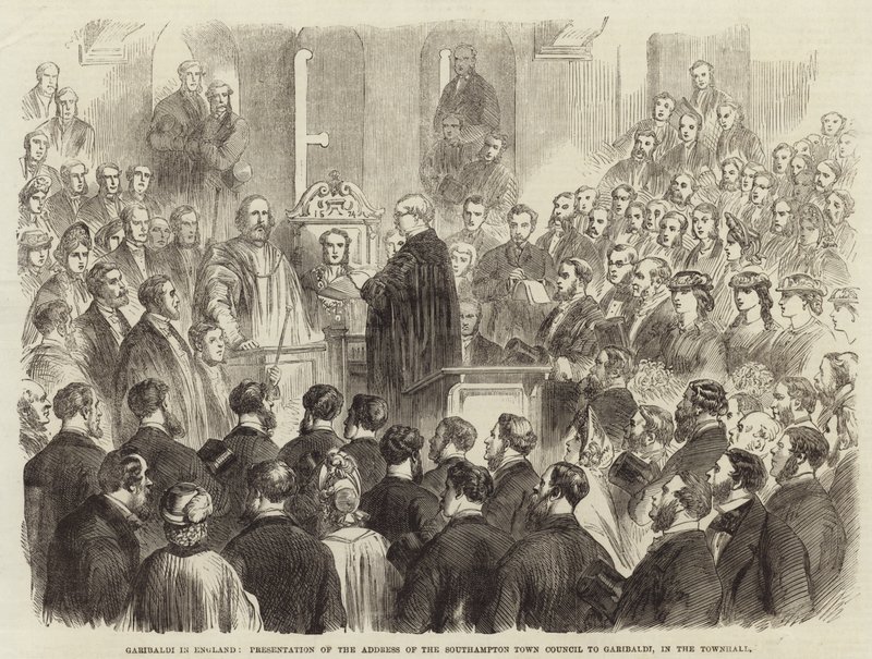 Garibaldi v Anglii od English School