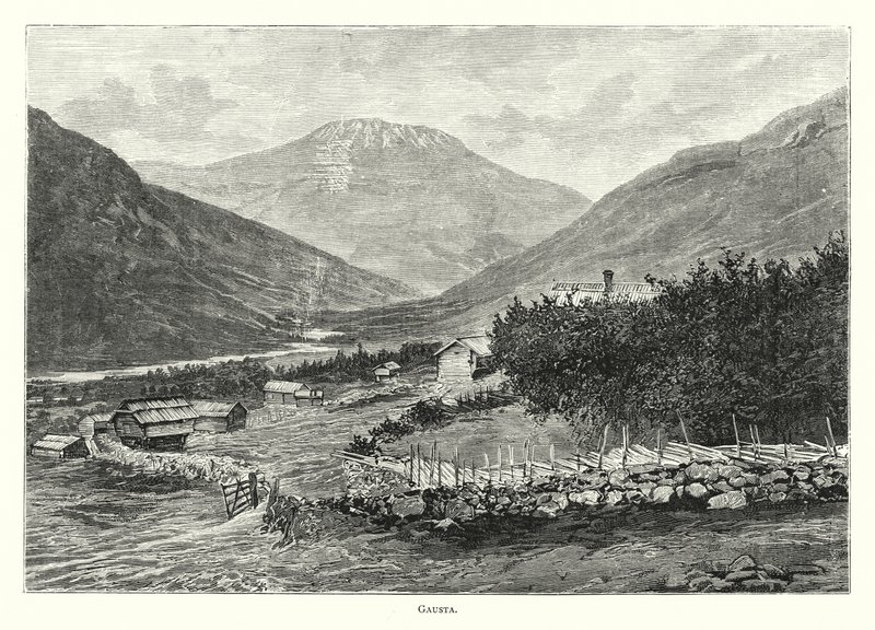 Gausta (rytina) od English School