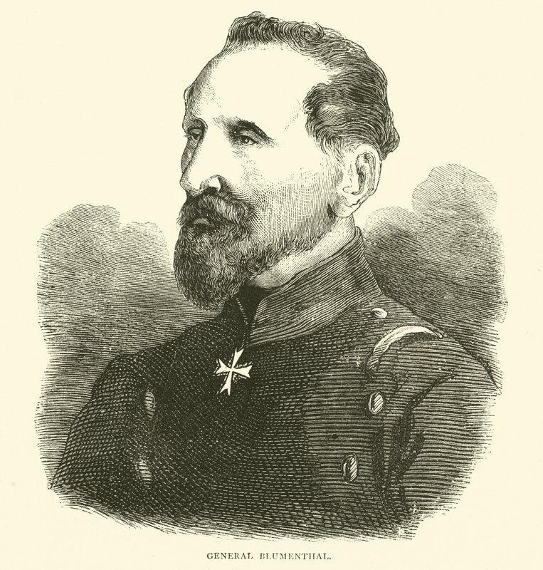 Generál Blumenthal, listopad 1870 od English School