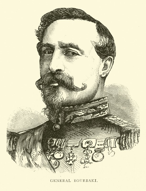 Generál Bourbaki, září 1870 od English School
