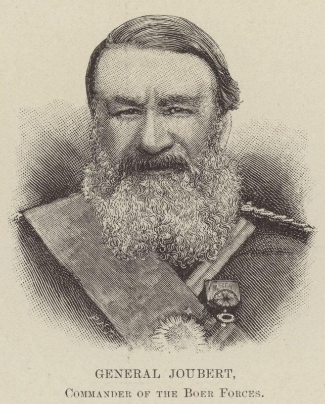 Generál Joubert, velitel búrských sil (rytina) od English School