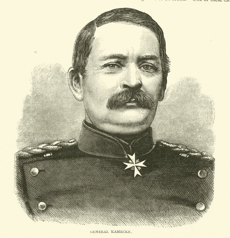 Generál Kamecke, říjen 1870 od English School