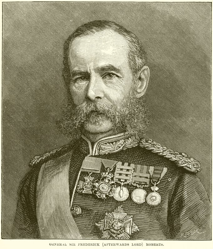 Generál Sir Frederick (Afterwards Lord) Roberts od English School