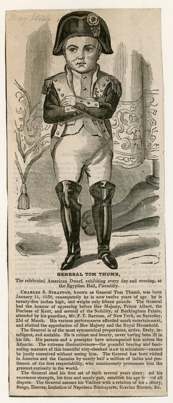 Generál Tom Thumb od English School