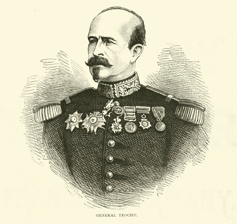 General Trochu, Září 1870 od English School
