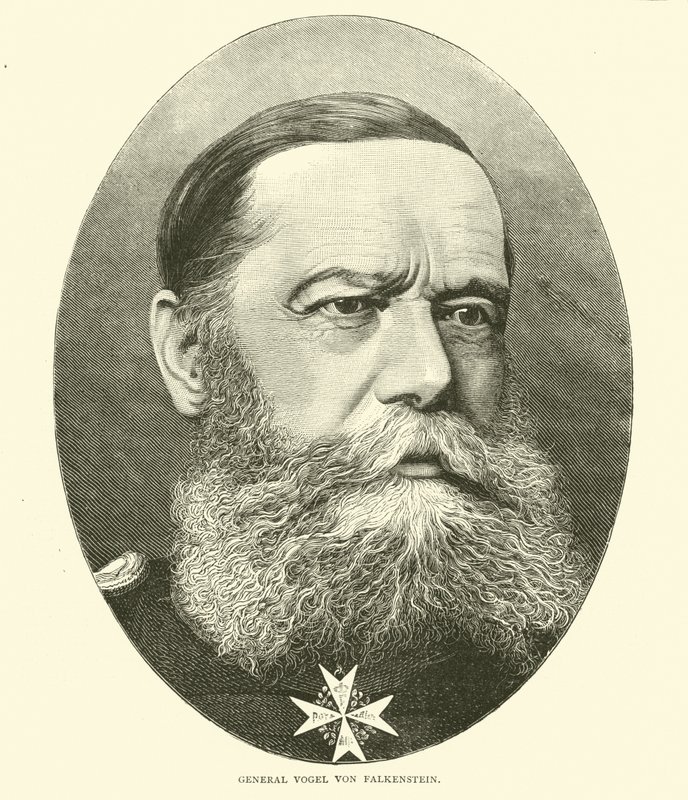 Generál Vogel von Falkenstein, září 1870 od English School