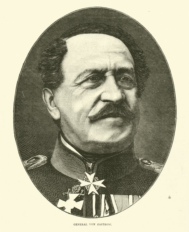 Generál von Zastrow, září 1870 od English School