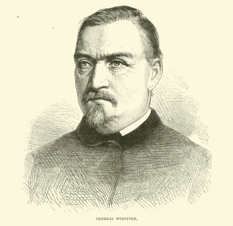 Generál Wimpfen, září 1870 od English School