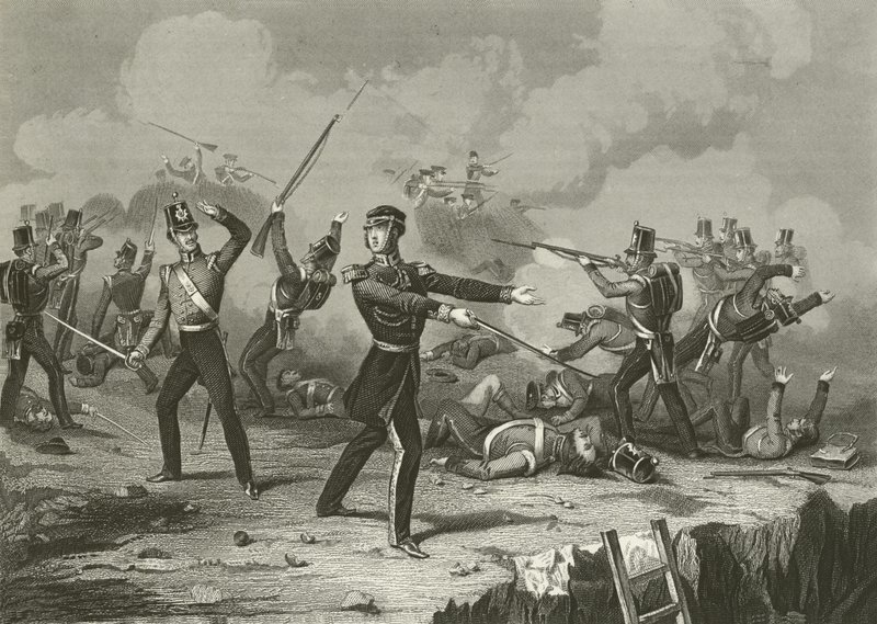 Generál Windham v Redanu, 8. září 1855 od English School