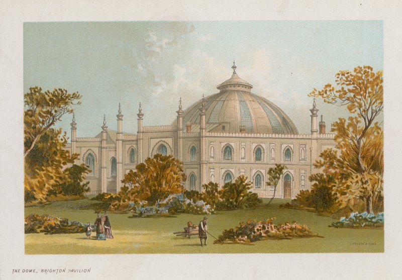 Celkový pohled na Brighton Dome od English School