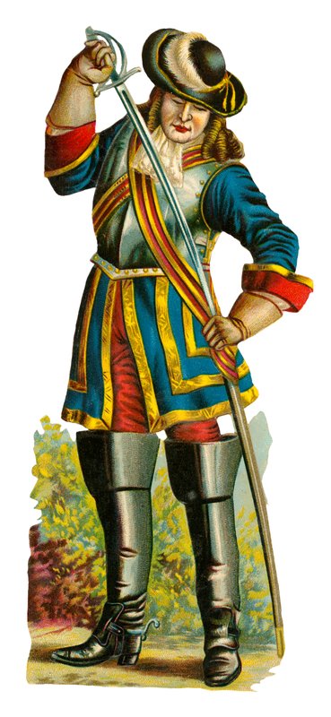 Gentleman strážce doby Viléma III., 1689-1702 od English School