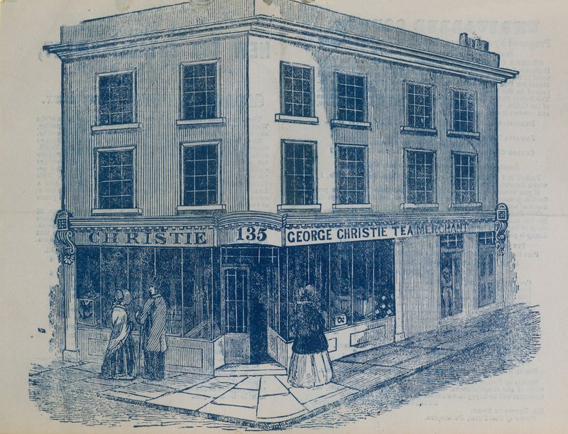 George Christie obchodník s čajem od English School