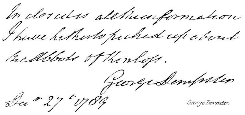 George Dempster od English School