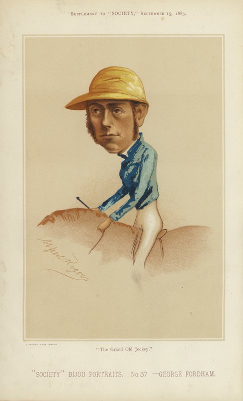 George Fordham, žokej (barva litho) od English School