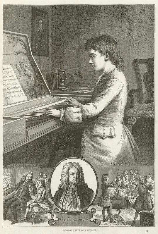 George Frederick Händel od English School